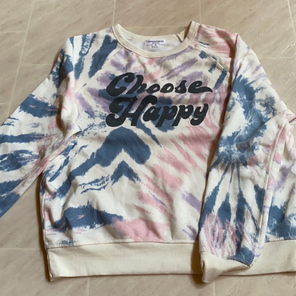 Choose happy crew neck :)